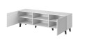 Szafka RTV PAFOS 150x40x52 biały mat Cama MEBLE