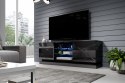 Szafka RTV QIU 160 MDF czarny połysk/czarny połysk Cama MEBLE