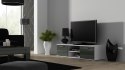 Szafka RTV SOHO 140 biały/ szary połysk Cama MEBLE