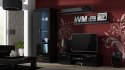 Szafka RTV SOHO 140 czarny/ czarny połysk Cama MEBLE