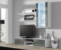 Szafka RTV SOHO 180 biały/ szary połysk Cama MEBLE