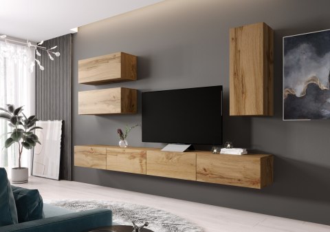 Szafka RTV VIGO '140' 30/140/40 dąb wotan Cama MEBLE Szafka RTV VIGO '140' 30/140/40 dąb wotan Cama MEBLE