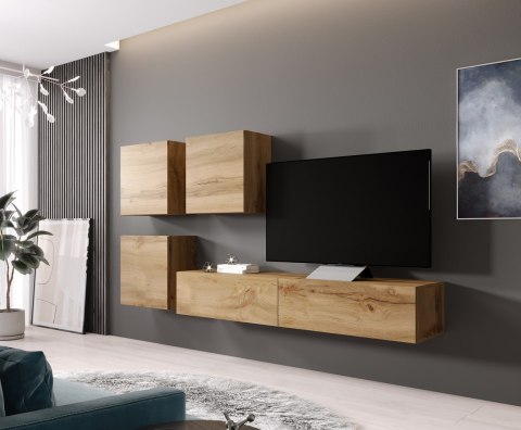 Szafka RTV VIGO '180' 30/180/40 dąb wotan Cama MEBLE Szafka RTV VIGO '180' 30/180/40 dąb wotan Cama MEBLE