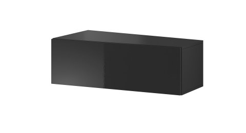 Szafka RTV VIGO SLANT '90' 30/90/40 czarny/czar.poł Cama MEBLE Szafka RTV VIGO SLANT '90' 30/90/40 czarny/czar.poł Cama MEBLE