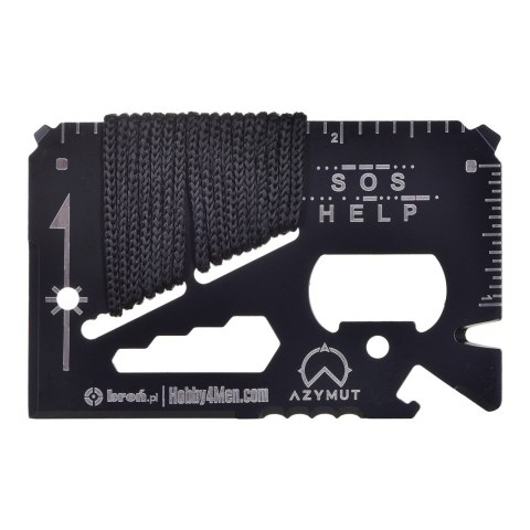 Multitool AZYMUT TOOL CARD karta wielofunkcyjna - 13 narzędzi + etui, 85/53 mm (H-O200930TC) AZYMUT Multitool AZYMUT TOOL CARD karta wielofunkcyjna - 13 narzędzi + etui, 85/53 mm (H-O200930TC) AZYMUT