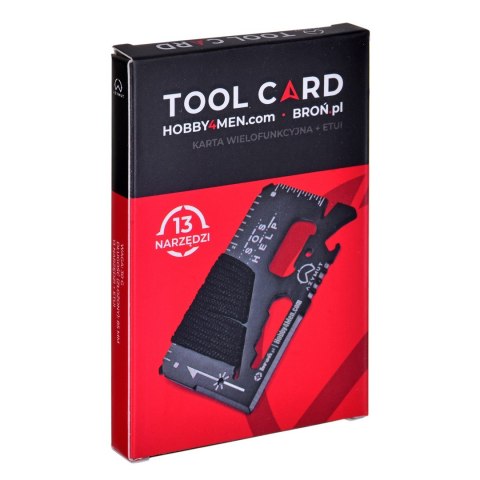 Multitool AZYMUT TOOL CARD karta wielofunkcyjna - 13 narzędzi + etui, 85/53 mm (H-O200930TC) AZYMUT Multitool AZYMUT TOOL CARD karta wielofunkcyjna - 13 narzędzi + etui, 85/53 mm (H-O200930TC) AZYMUT