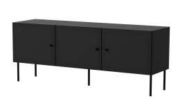 Szafka RTV 3D PALAZZO BIS 151x40x60 czarny mat Cama MEBLE