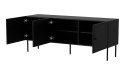 Szafka RTV 3D PALAZZO BIS 151x40x60 czarny mat Cama MEBLE