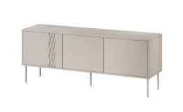 Szafka RTV 3D TRESSE 150x40x55 kaszmir mat Cama MEBLE