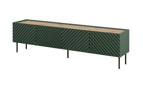 Szafka RTV 4D ONDA 200x40xH54,35 zieleń (stojąca lub wisząca) Cama MEBLE Szafka RTV 4D ONDA 200x40xH54,35 zieleń (stojąca lub wisząca) Cama MEBLE