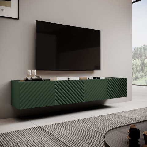 Szafka RTV 4D ONDA 200x40xH54,35 zieleń (stojąca lub wisząca) Cama MEBLE Szafka RTV 4D ONDA 200x40xH54,35 zieleń (stojąca lub wisząca) Cama MEBLE