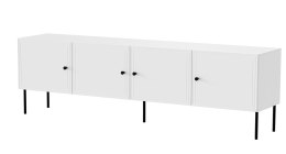 Szafka RTV 4D PALAZZO BIS 201x40x60 biały mat Cama MEBLE