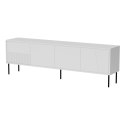 Szafka RTV ABI 4D 200x38x62 biały mat Cama MEBLE