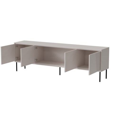 Szafka RTV ABI 4D 200x38x62 kaszmir mat Cama MEBLE Szafka RTV ABI 4D 200x38x62 kaszmir mat Cama MEBLE