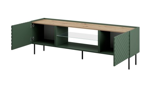 Szafka RTV EF ONDA 180,5x40xH58,39 zieleń (stojąca lub wisząca) Cama MEBLE Szafka RTV EF ONDA 180,5x40xH58,39 zieleń (stojąca lub wisząca) Cama MEBLE