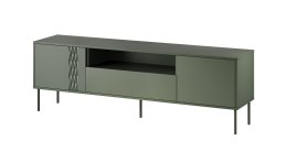 Szafka RTV EF TRESSE 180x40x54,5 zieleń mat Cama MEBLE