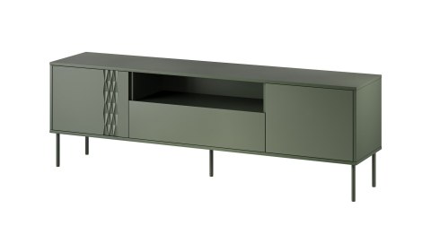 Szafka RTV EF TRESSE 180x40x54,5 zieleń mat Cama MEBLE Szafka RTV EF TRESSE 180x40x54,5 zieleń mat Cama MEBLE