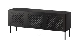 Szafka RTV SIENA 150,5x40x60 czarny mat Cama MEBLE