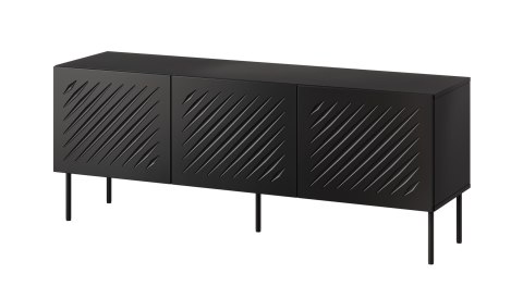 Szafka RTV SIENA 150,5x40x60 czarny mat Cama MEBLE Szafka RTV SIENA 150,5x40x60 czarny mat Cama MEBLE
