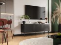 Szafka RTV SIENA 150,5x40x60 czarny mat Cama MEBLE