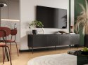 Szafka RTV SIENA 200x40x60 czarny mat Cama MEBLE