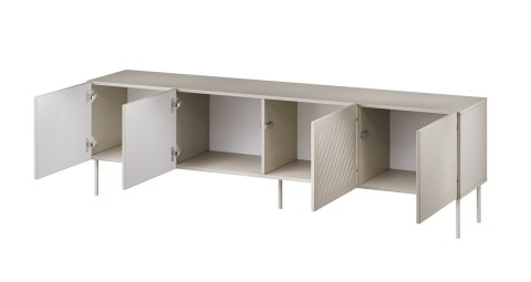 Szafka RTV SIENA 200x40x60 kaszmir mat Cama MEBLE Szafka RTV SIENA 200x40x60 kaszmir mat Cama MEBLE