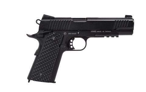 Wiatrówka pistolet RANGER 1911 Tactical KWC kal. 4,5 BBs BLOW BACK 17 strz. FULL METAL CO2 (AAKCMB770AZB) RANGER Wiatrówka pistolet RANGER 1911 Tactical KWC kal. 4,5 BBs BLOW BACK 17 strz. FULL METAL CO2 (AAKCMB770AZB) RANGER