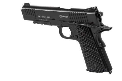 Wiatrówka pistolet RANGER 1911 Tactical KWC kal. 4,5 BBs BLOW BACK 17 strz. FULL METAL CO2 (AAKCMB770AZB) RANGER Wiatrówka pistolet RANGER 1911 Tactical KWC kal. 4,5 BBs BLOW BACK 17 strz. FULL METAL CO2 (AAKCMB770AZB) RANGER