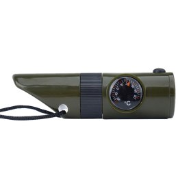 Gwizdek survivalowy Mil-Tec 6w1 - Zielony 16328401 MIL-TEC