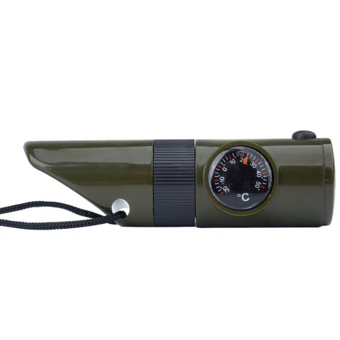 Gwizdek survivalowy Mil-Tec 6w1 - Zielony 16328401 MIL-TEC Gwizdek survivalowy Mil-Tec 6w1 - Zielony 16328401 MIL-TEC