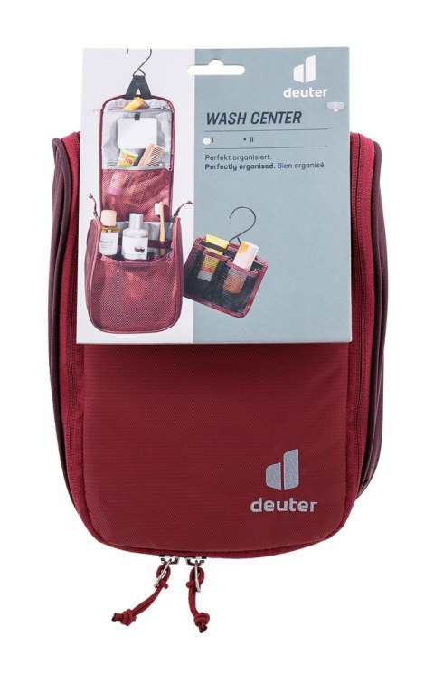 Kosmetyczka turystyczna DEUTER Wash Center I caspia-raisin Deuter