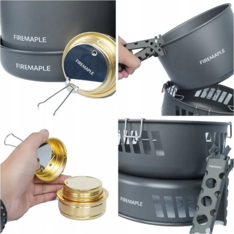 Zestaw Fire Maple COOKING KIT W ALCOHOL BURNER FIREMAPLE Zestaw Fire Maple COOKING KIT W ALCOHOL BURNER FIREMAPLE