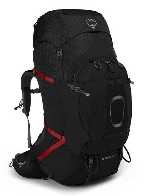 Plecak trekkingowy OSPREY Aether Plus 100 czarny L/XL Osprey Plecak trekkingowy OSPREY Aether Plus 100 czarny L/XL Osprey