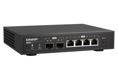 Qnap QSW-2104-2S, 4 x 2.5GbE, 2x 10GbE SFP+, unmanaged switch QNAP Qnap QSW-2104-2S, 4 x 2.5GbE, 2x 10GbE SFP+, unmanaged switch QNAP