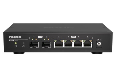 Qnap QSW-2104-2S, 4 x 2.5GbE, 2x 10GbE SFP+, unmanaged switch QNAP Qnap QSW-2104-2S, 4 x 2.5GbE, 2x 10GbE SFP+, unmanaged switch QNAP
