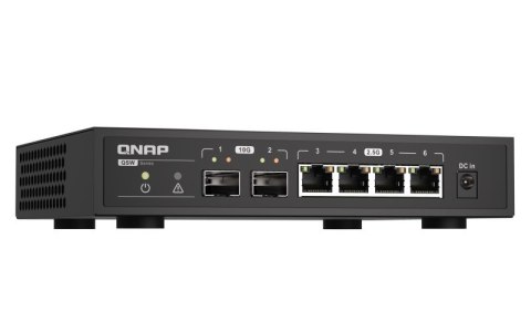 Qnap QSW-2104-2S, 4 x 2.5GbE, 2x 10GbE SFP+, unmanaged switch QNAP Qnap QSW-2104-2S, 4 x 2.5GbE, 2x 10GbE SFP+, unmanaged switch QNAP