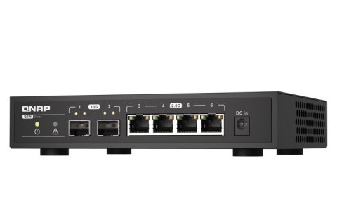Qnap QSW-2104-2S, 4 x 2.5GbE, 2x 10GbE SFP+, unmanaged switch QNAP Qnap QSW-2104-2S, 4 x 2.5GbE, 2x 10GbE SFP+, unmanaged switch QNAP