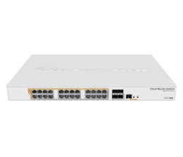Switch Mikrotik CRS328-24P-4S+RM 28p PoE (PoE+: 24;) 450W Managed Gigabit/10G MikroTik