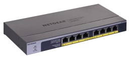 Switch Netgear GS108PP-100EUS 8p PoE 123W (PoE+: 8p) Unmanaged Gigabit NETGEAR