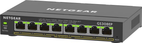 Switch Netgear GS308EP-100PES 8p PoE 62W (PoE+: 8p) Unmanaged Gigabit NETGEAR Switch Netgear GS308EP-100PES 8p PoE 62W (PoE+: 8p) Unmanaged Gigabit NETGEAR