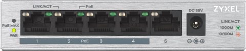 Switch Zyxel GS1005-HP 5p PoE (PoE+: 4) 60W Unmanaged Gigabit ZyXEL Switch Zyxel GS1005-HP 5p PoE (PoE+: 4) 60W Unmanaged Gigabit ZyXEL