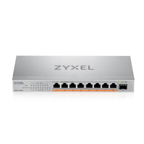 Switch Zyxel XMG-108HP 9p PoE (PoE++: 8) 100W Unmanaged Multigigabit ZyXEL Switch Zyxel XMG-108HP 9p PoE (PoE++: 8) 100W Unmanaged Multigigabit ZyXEL