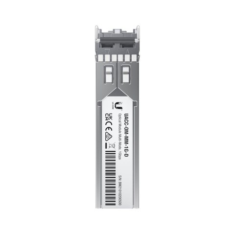 Wkładka SFP Ubiquiti 1 Gbps Multi-Mode Optical Module 2-pack UBIQUITI Wkładka SFP Ubiquiti 1 Gbps Multi-Mode Optical Module 2-pack UBIQUITI