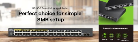 Switch Zyxel GS1900-48 50p Managed Gigabit ZyXEL Switch Zyxel GS1900-48 50p Managed Gigabit ZyXEL