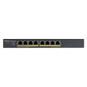 Switch Zyxel GS1900-8HP 8p PoE (PoE+: 8;) 77W Managed Gigabit ZyXEL