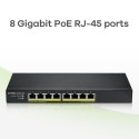 Switch Zyxel GS1915-8EP 8p PoE (PoE+: 8;) 60W Managed Gigabit ZyXEL