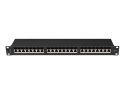 LANBERG PATCH PANEL 24 PORT 1U 19" KAT.6A FTP CZARNY PPSA-1024-B Lanberg