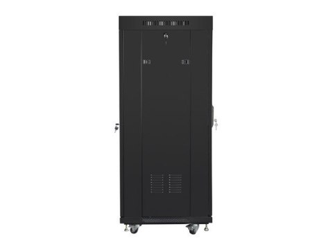 LANBERG SZAFA STOJĄCA RACK 19" 27U 600X600 DRZWI PERFOROWANE LCD CZARNA (FLAT PACK) FF01-6627-23BL Lanberg LANBERG SZAFA STOJĄCA RACK 19" 27U 600X600 DRZWI PERFOROWANE LCD CZARNA (FLAT PACK) FF01-6627-23BL Lanberg