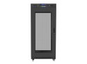 LANBERG SZAFA STOJĄCA RACK 19" 27U 600X600 DRZWI PERFOROWANE LCD CZARNA (FLAT PACK) FF01-6627-23BL Lanberg