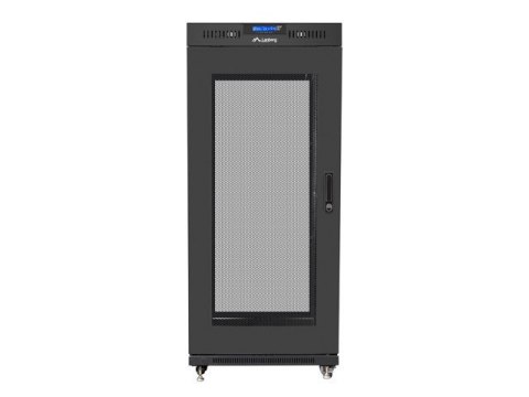 LANBERG SZAFA STOJĄCA RACK 19" 27U 600X600 DRZWI PERFOROWANE LCD CZARNA (FLAT PACK) FF01-6627-23BL Lanberg LANBERG SZAFA STOJĄCA RACK 19" 27U 600X600 DRZWI PERFOROWANE LCD CZARNA (FLAT PACK) FF01-6627-23BL Lanberg